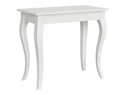 Mesa consola extensível 90x48/308 cm Olanda Cinza Branca