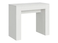 Mesa consola extensível 90x42/198 cm Modem Small Cinza Branca