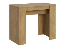 Mesa consola extensível 90x48/204 cm Basic Small Carvalho Natural