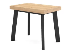 Mesa Consola Extensível, 160x90x73cm, Para 8 pessoas, Pés de madeira, Carvahlo