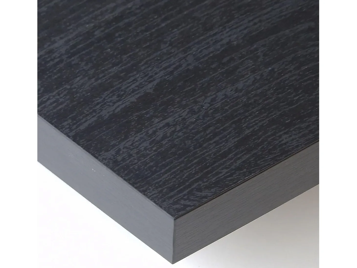 Mesa Consola Extensível, 160x90x73cm, Para 8 pessoas, Pés de madeira, Preto