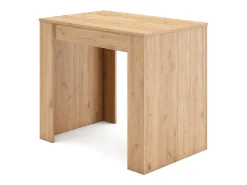 Mesa Consola Extensível, 140x90x77cm, Para 6 pessoas, Mesa de Jantar, Carvahlo