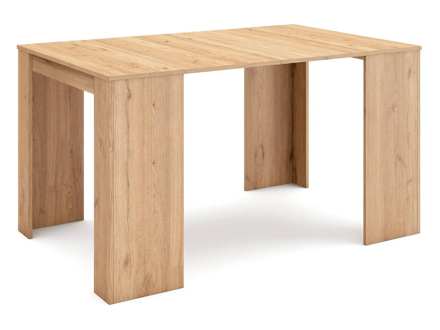 Mesa Consola Extensível, 140x90x77cm, Para 6 pessoas, Mesa de Jantar, Carvahlo
