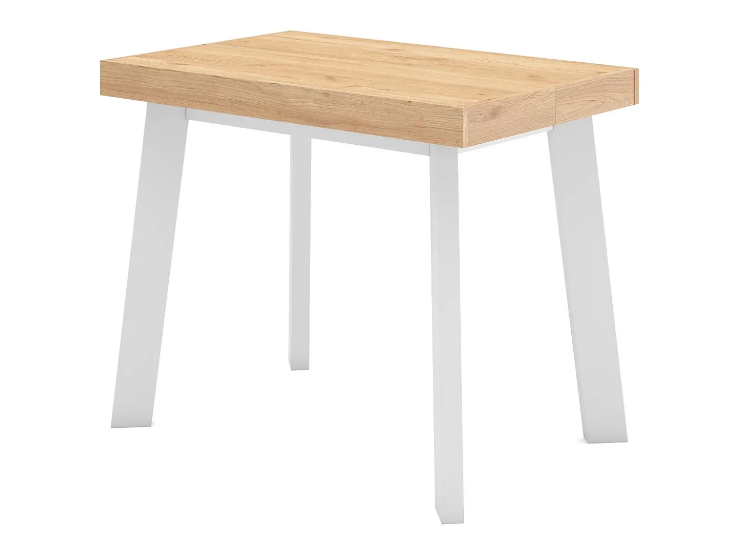 Mesa Consola Extensível, 180x90x73cm, Para 8 pessoas, Pés de madeira, Carvahlo