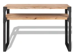Mesa consola, madeira de acácia maciça, 120x40x85 cm PT872428