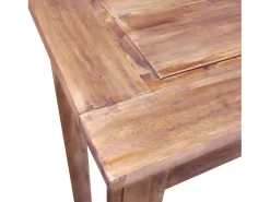 Mesa consola madeira reciclada maciça 123x42x75 cm PT996370