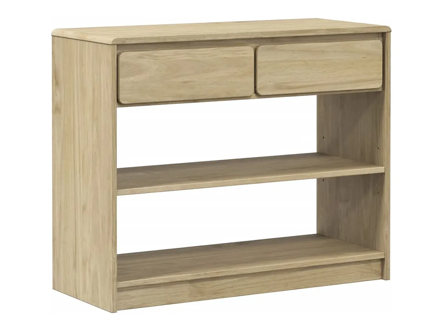 Mesa consola SAUDA 89,5x36,5x73 cm pinho maciço cor carvalho