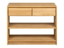 Mesa consola SAUDA 89,5x36,5x73 cm pinho maciço cor carvalho