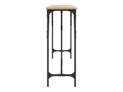Mesa consola 200x29x75 cm derivados de madeira carvalho sonoma