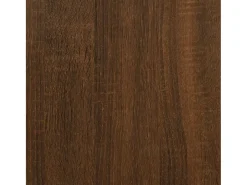 Mesa consola 75x34,5x75 cm derivados madeira carvalho castanho