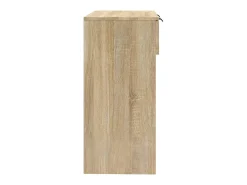 Mesa consola 90x36x75 cm derivados de madeira carvalho sonoma