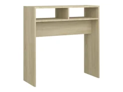 Mesa consola 78x30x80 cm derivados de madeira carvalho sonoma