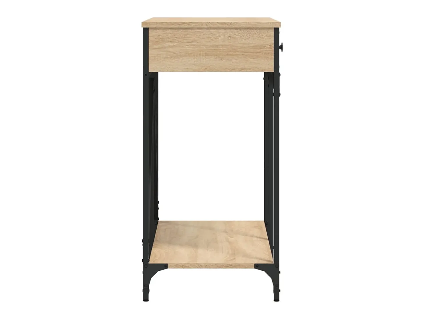 Mesa consola 100x39x78,5 cm derivados madeira carvalho sonoma