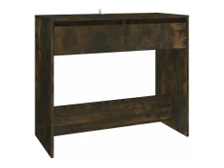 Mesa consola 89x41x76,5 cm derivados de madeira carvalho fumado
