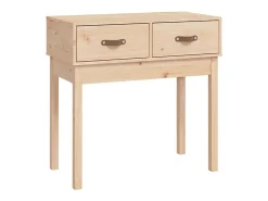 Mesa consola 76,5x40x75 cm madeira de pinho maciço