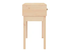 Mesa consola 76,5x40x75 cm madeira de pinho maciço