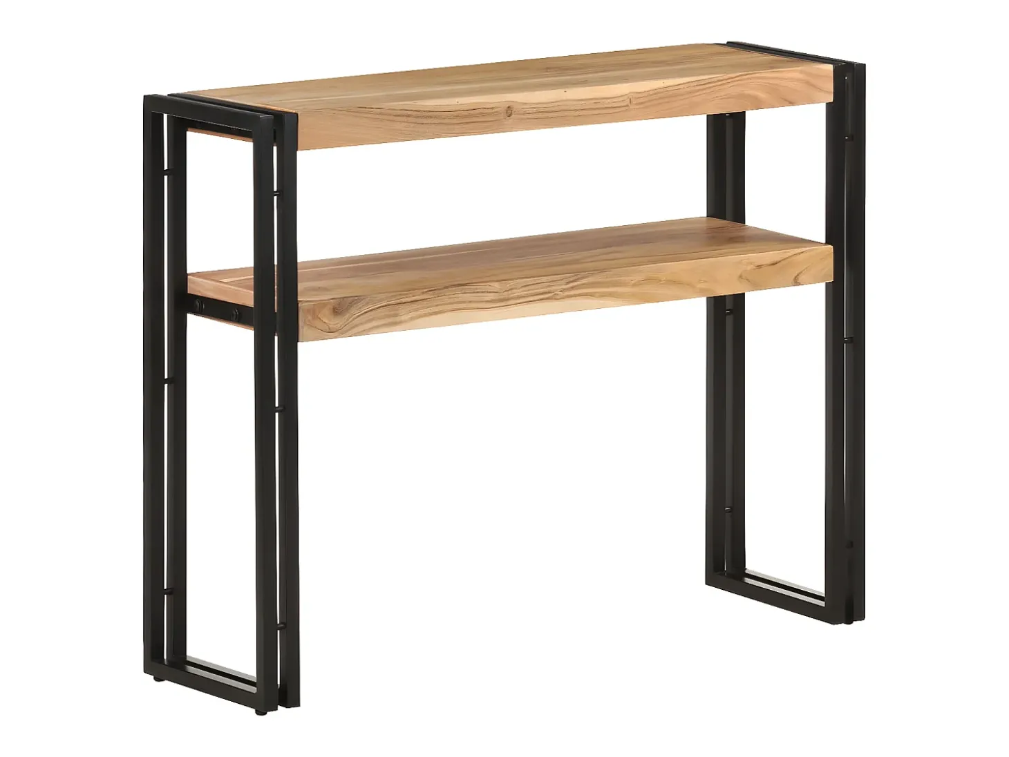 Mesa consola 90x30x75 cm madeira de acácia maciça