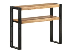 Mesa consola 90x30x75 cm madeira de acácia maciça