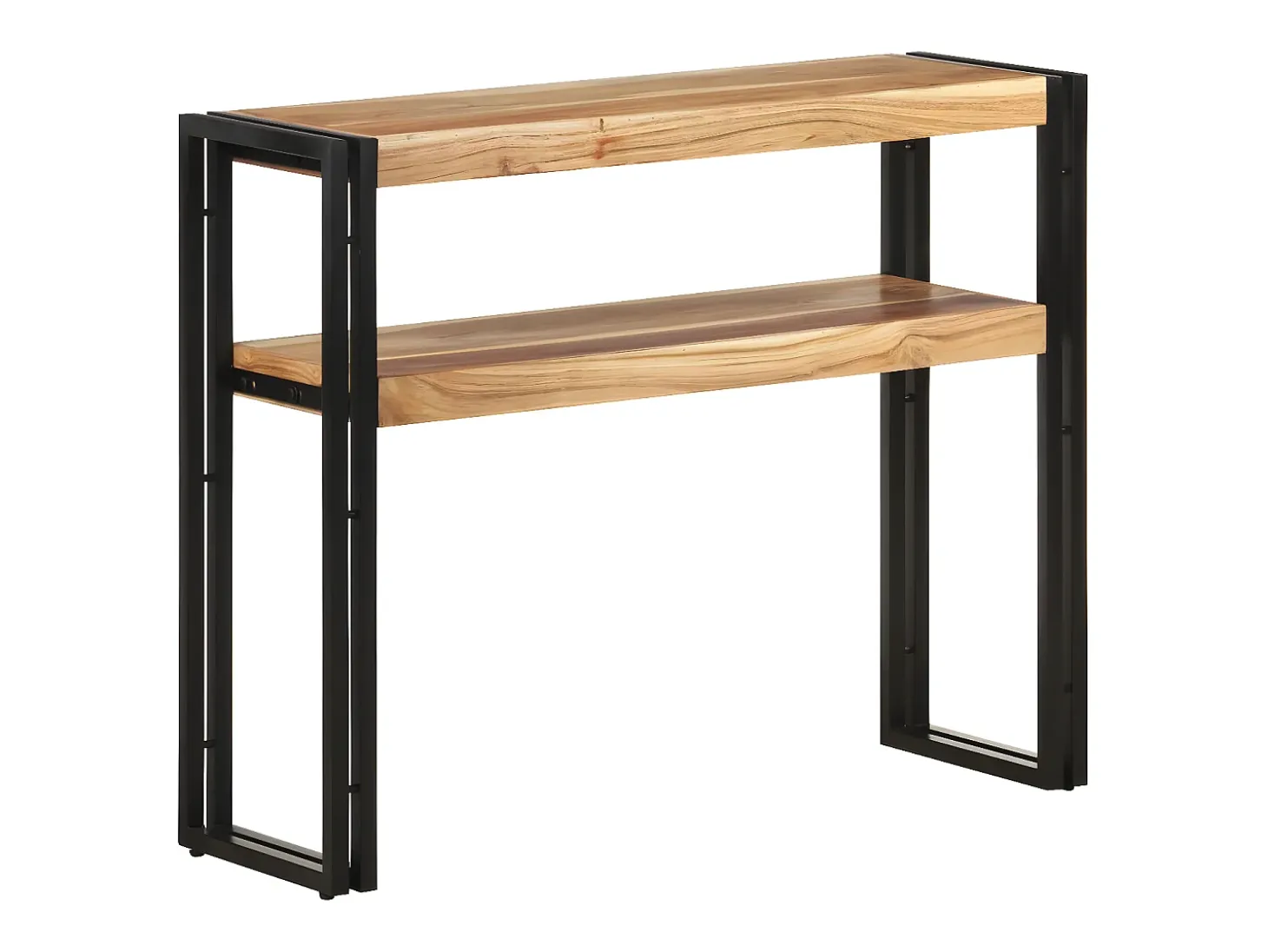Mesa consola 90x30x75 cm madeira de acácia maciça