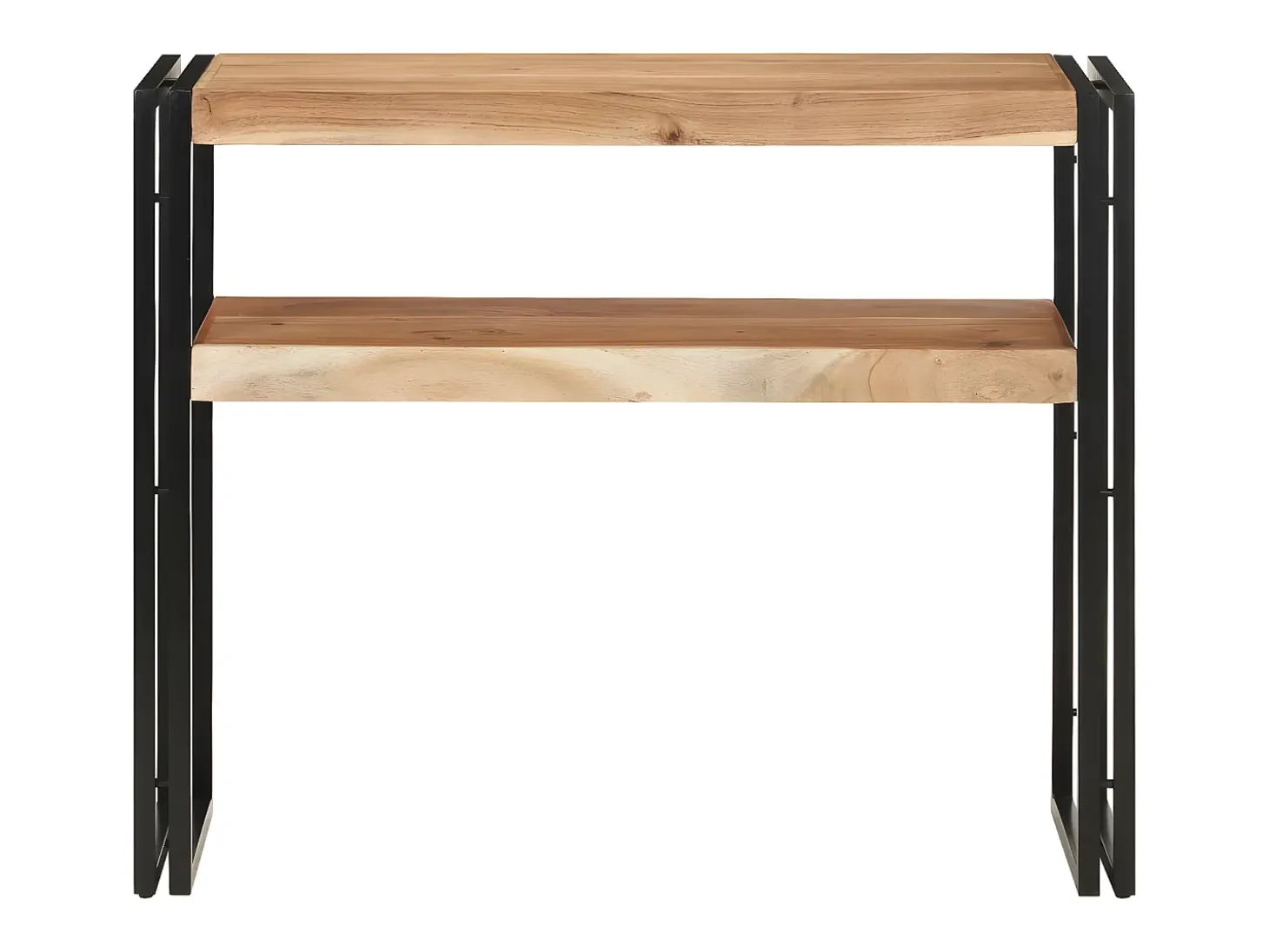 Mesa consola 90x30x75 cm madeira de acácia maciça