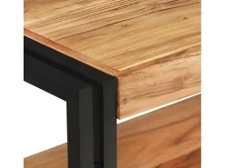 Mesa consola 90x30x75 cm madeira de acácia maciça