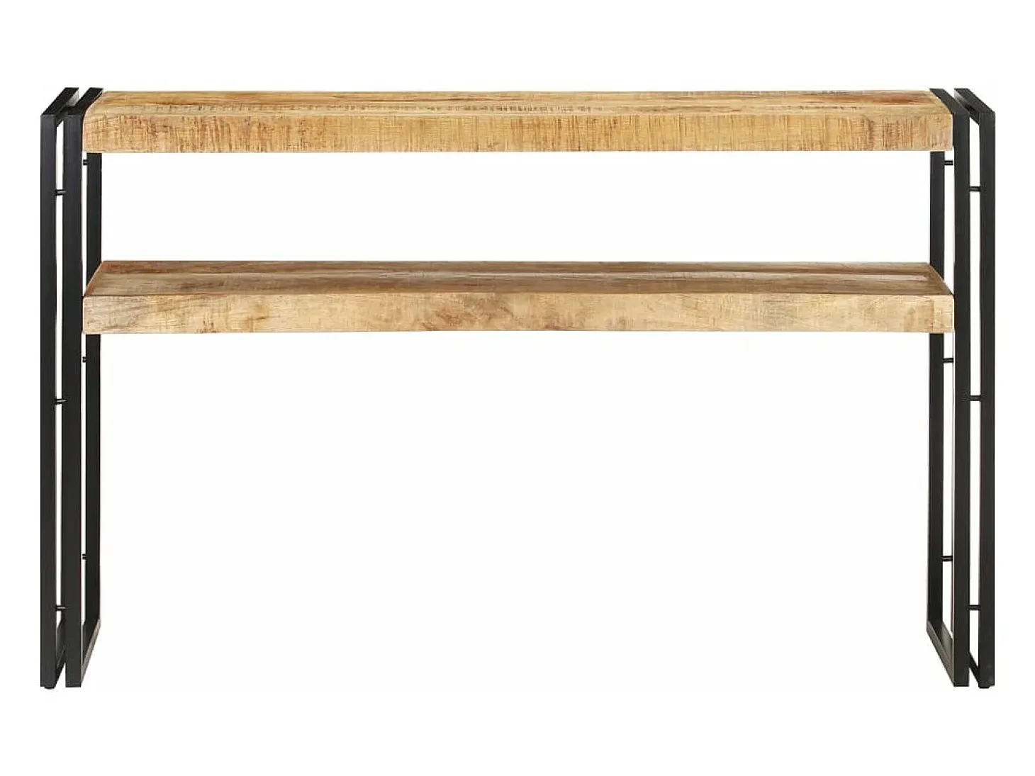 Mesa consola 120x30x75 cm madeira de mangueira áspera