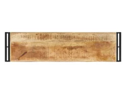 Mesa consola 120x30x75 cm madeira de mangueira áspera