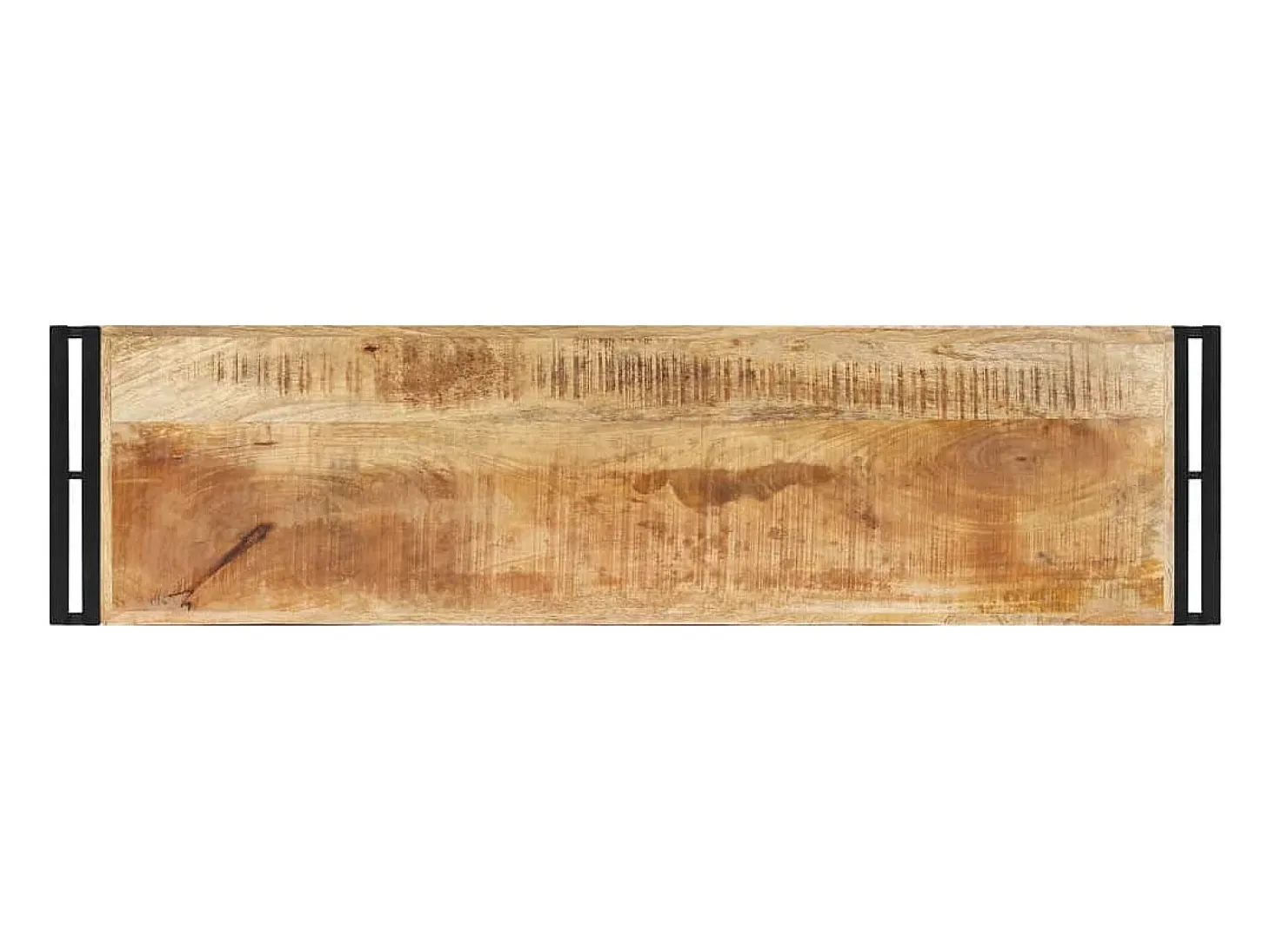 Mesa consola 120x30x75 cm madeira de mangueira áspera