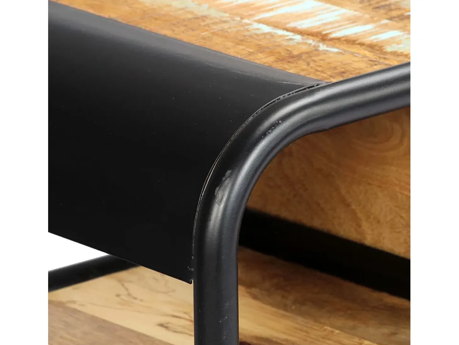 Mesa consola 118x30x75 cm madeira recuperada maciça