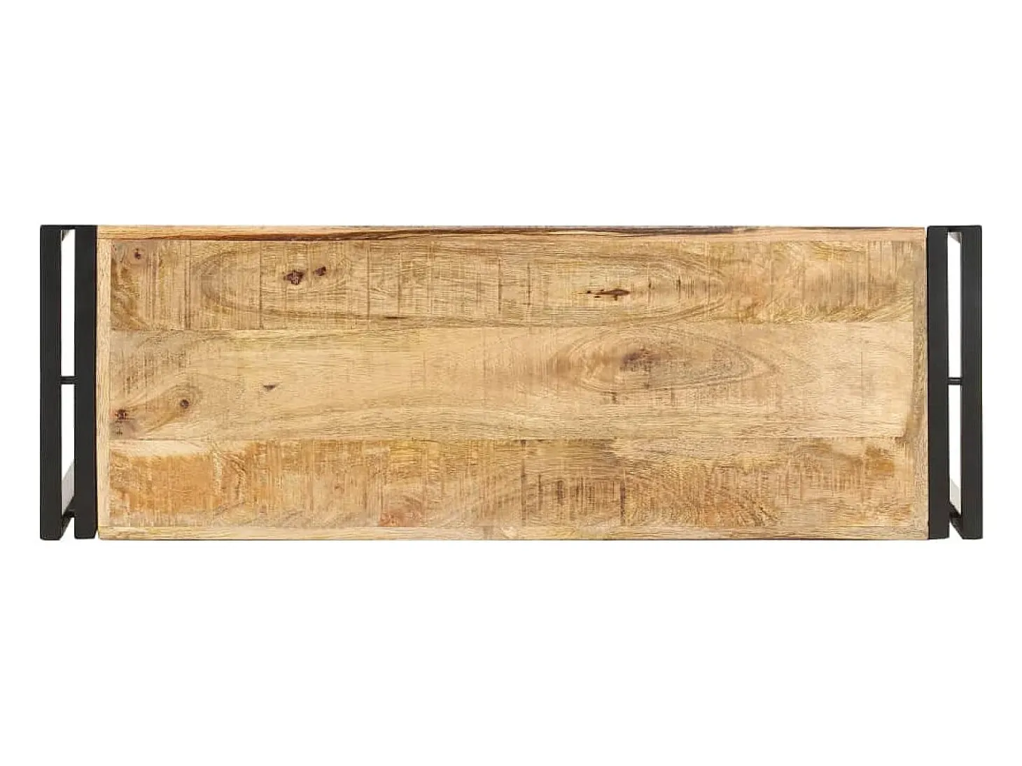 Mesa consola 90x30x75 cm madeira de mangueira áspera