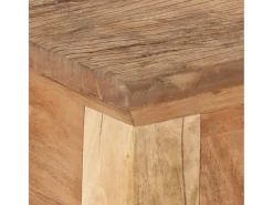 Mesa consola 90,5x30x75 cm madeira acácia e recuperada maciças