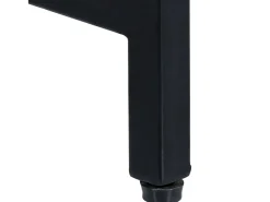 Mesa consola 140x35x76 cm madeira de mangueira maciça áspera