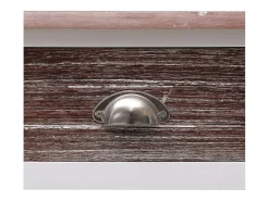 Mesa consola 90x30x77 cm madeira castanho