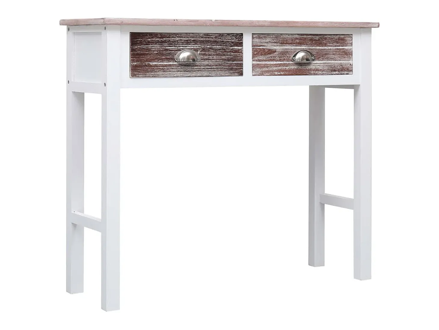 Mesa consola 90x30x77 cm madeira castanho