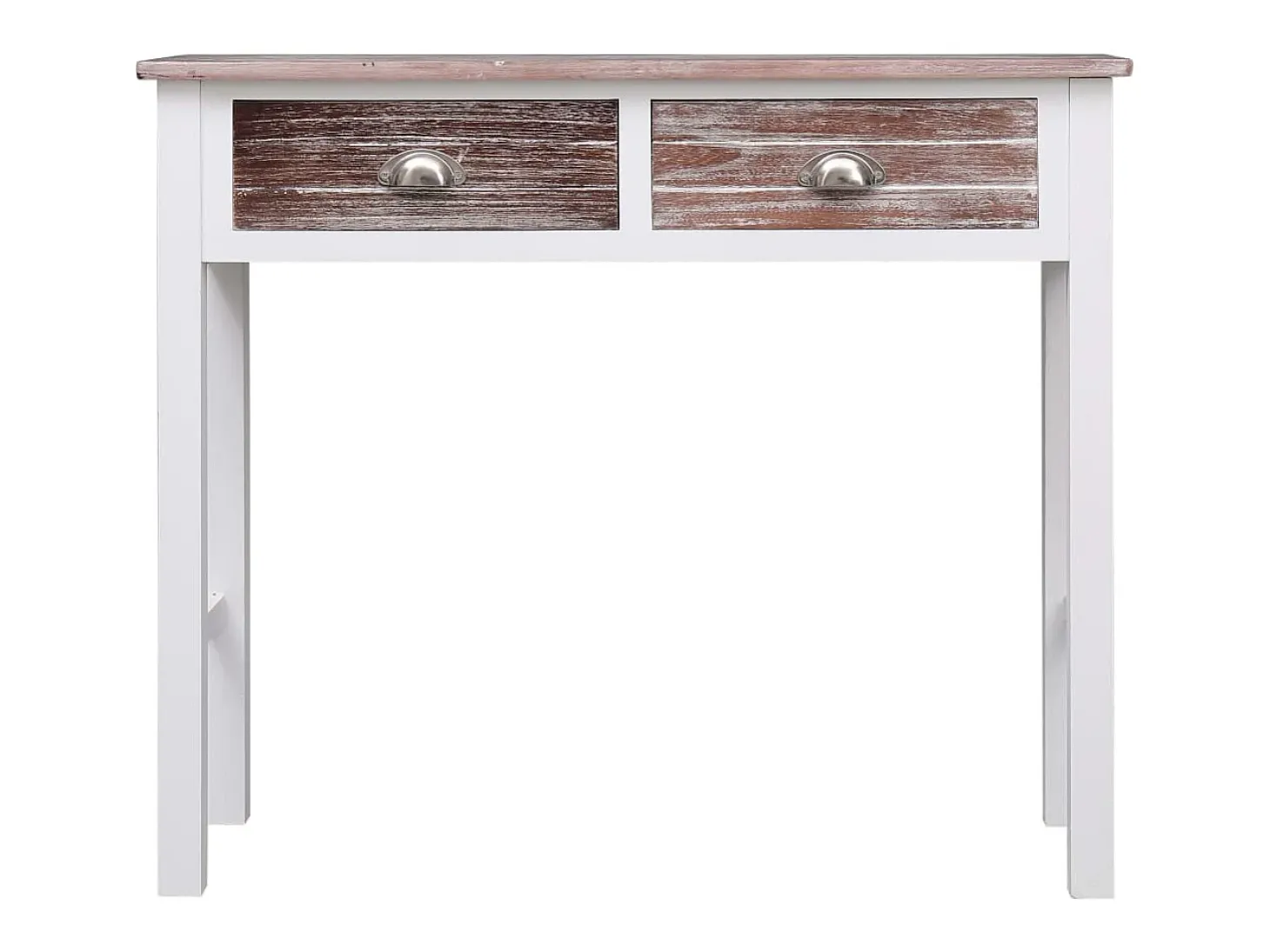 Mesa consola 90x30x77 cm madeira castanho