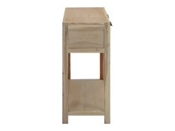 Mesa consola 82x33x73 cm madeira de acácia maciça