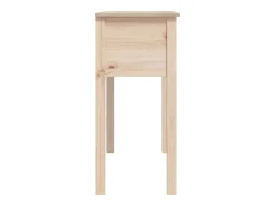 Mesa consola 70x35x75 cm madeira de pinho maciço