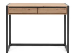 Mesa consola 100x75x35 cm natural antracite