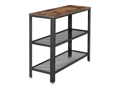 Mesa Consola 101,5x35x80 cm preta