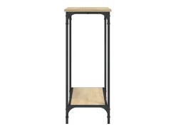Mesa consola 101x30,5x75cm derivados de madeira carvalho sonoma
