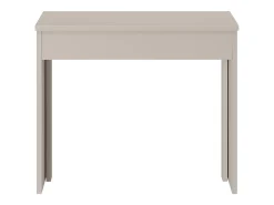 Mesa console extensível 12 lugares - 6 extensões - Bege - ONEGA