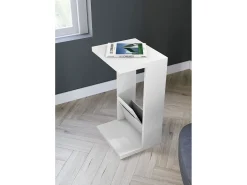 Mesa de apoio - A70cm x L40cm x P35cm branco -Trébol