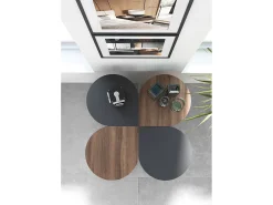 Mesa de apoio - A62cm x L46cm x P55cm cinza antracite -Trébol