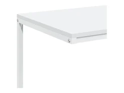 Mesa de apoio c/ rodas 55x35x70 cm derivados de madeira branca