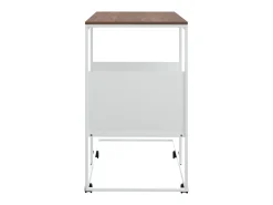 Mesa de apoio c/ rodas 55x36x63,5cm derivados de madeira branco