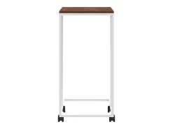 Mesa de apoio c/ rodas 40x30x63,5cm derivados de madeira branca