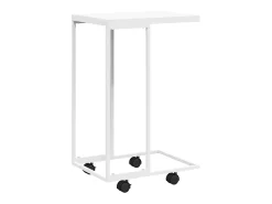 Mesa de apoio c/ rodas 40x30x63,5cm derivados de madeira branca