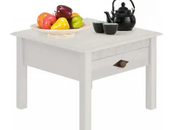 Mesa de apoio com 1 gaveta em MDF lavanda