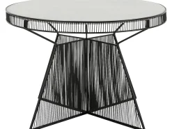 Mesa de apoio com 2 gavetas em MDF terracota