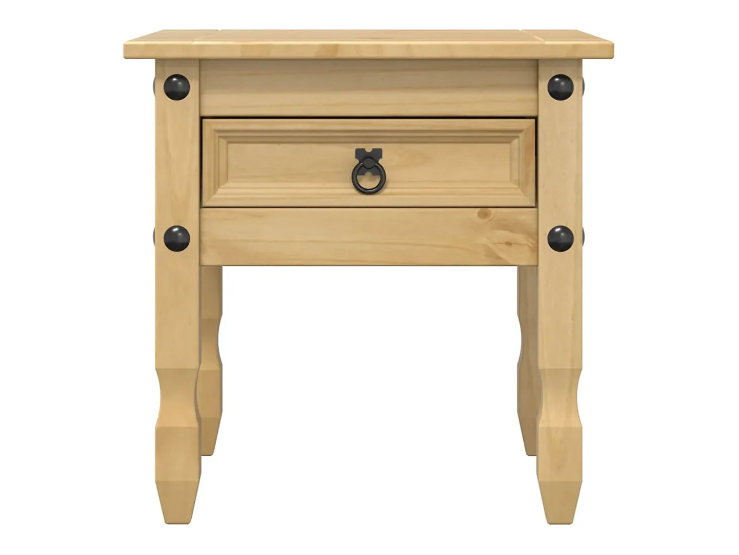 Mesa de apoio Corona 50x50x50 cm madeira de pinho maciça
